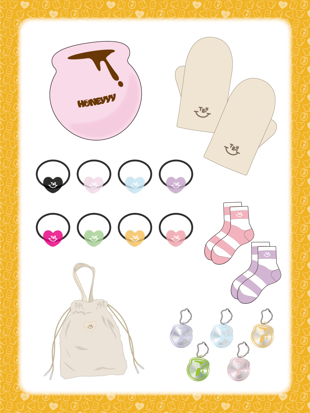 「絆 -KIZUNA-」HONEYYY GOODS